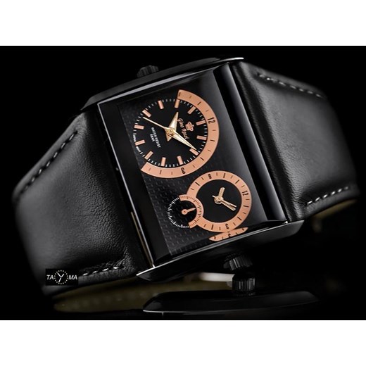 Zegarek czarny Gino Rossi analogowy 