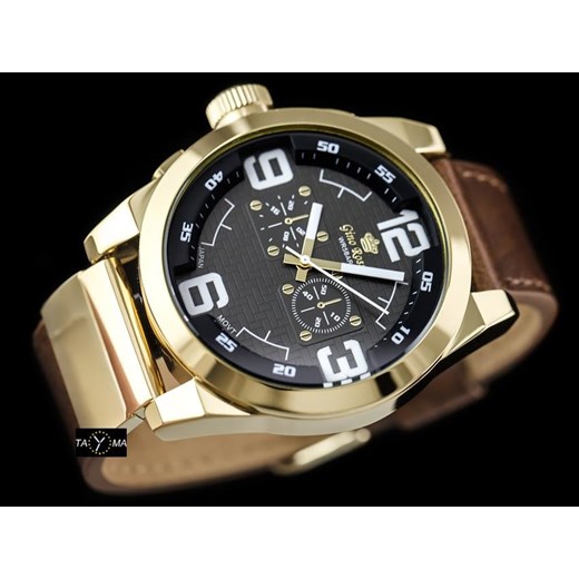 Zegarek G. Rossi złoty analogowy 