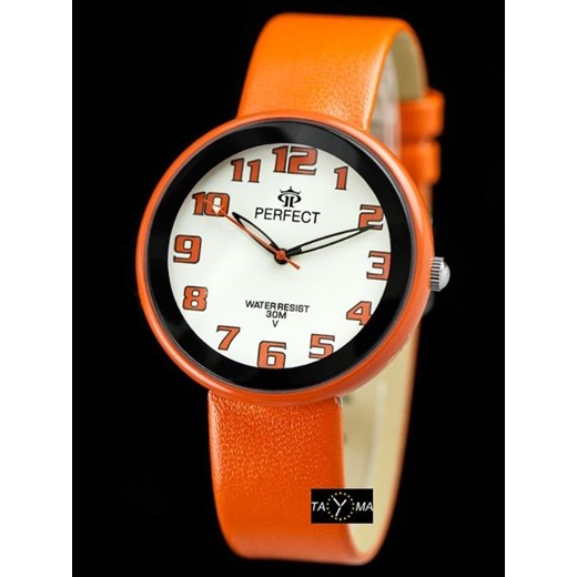 Zegarek pomarańczowa Perfect analogowy 