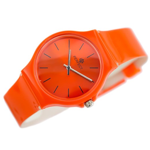 Pomarańczowa zegarek Perfect analogowy 