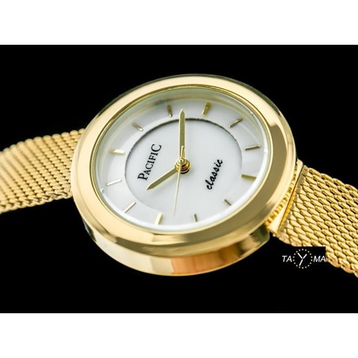 Zegarek złoty Pacific analogowy 