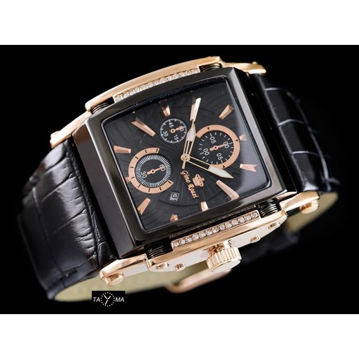 Czarny zegarek Gino Rossi 