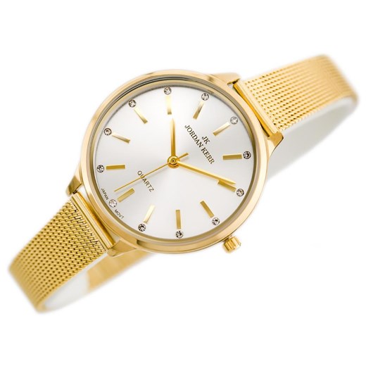 Złoty zegarek Jordan Kerr analogowy 