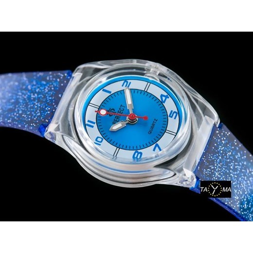 Perfect zegarek niebieski analogowy 
