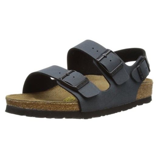 Birkenstock Classic Milano Adult Unisex kostek rzemyk sandały, kolor: szary (Basalt)