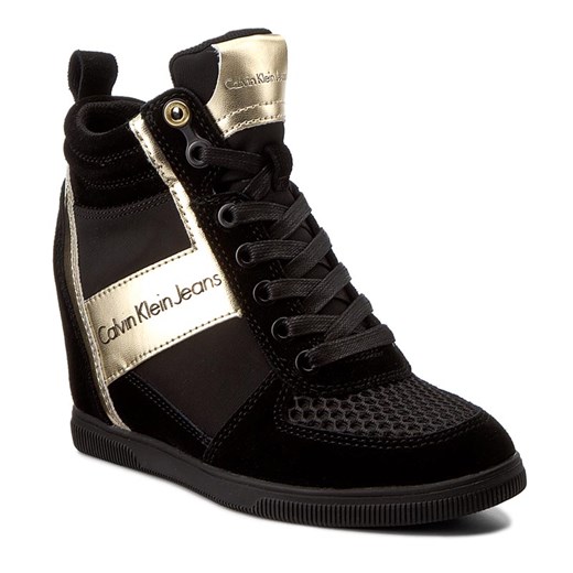 Sneakersy CALVIN KLEIN JEANS - Beth R0648 Black/Gold