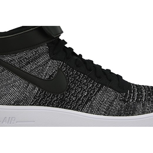 Buty męskie sneakersy Nike Air Force 1 Ultra Flyknit Mid 817420 004 szary Nike 45 wyprzedaż sneakerstudio.pl
