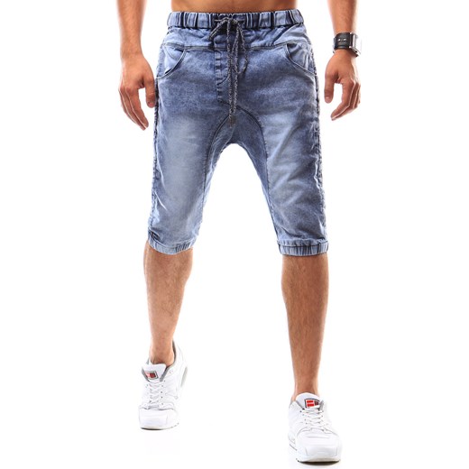 Spodenki jeansowe męskie niebieskie (sx0539)  Dstreet  