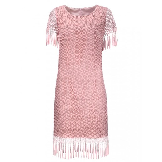 Różowa sukienka POTIS & VERSO SANTOS rozowy Potis&verso 48 Eye For Fashion