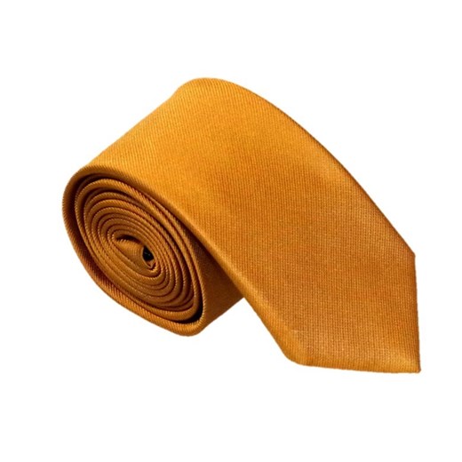 KR-077 Krawat Jedwabny (Teflon Protector) w Kolorze Złotym
