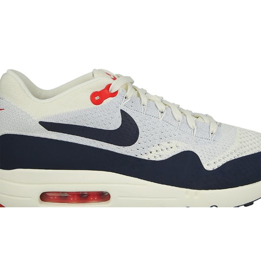 Buty męskie sneakersy Nike Air Max 1 Essential 2.0 Flyknit 875942 100 Nike zielony 47,5 promocyjna cena sneakerstudio.pl 