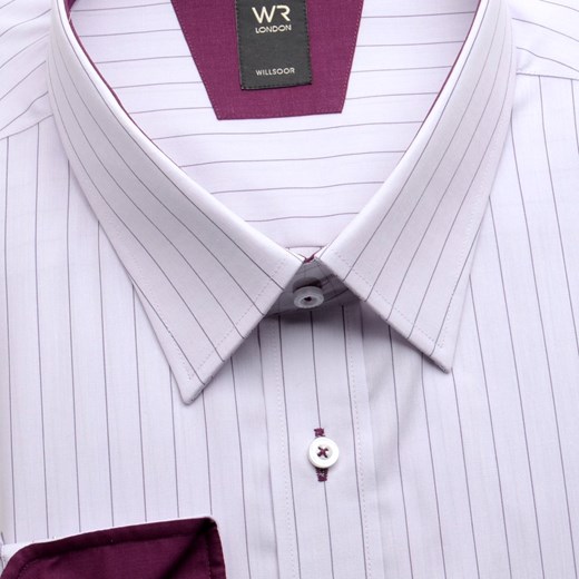Koszula WR London (wzrost 176-182 i 188-194) willsoor-sklep-internetowy fioletowy klasyczny