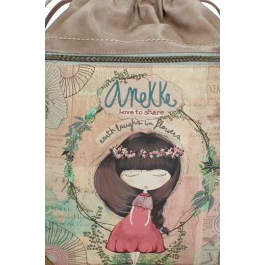 Anekke plecak worek Nature bezowy Anekke Papillon4you