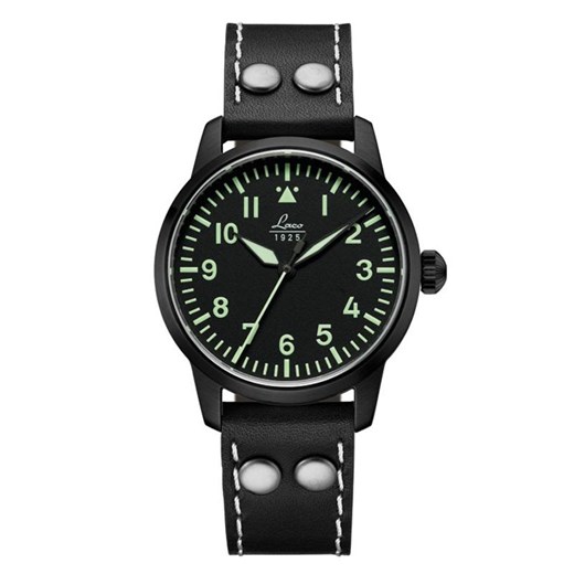 Zegarek Laco Flieger Londyn Automatik (LA-861800) T Laco czarny  Militaria.pl