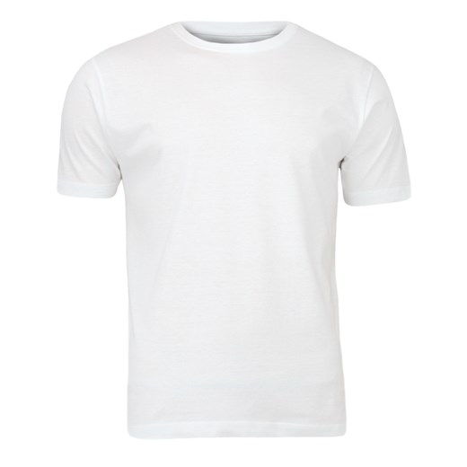 Biały T-Shirt Męski, Klasyczny, Bez Nadruku, 100% BAWEŁNA - Basic Store TSBSTR0002BIALA