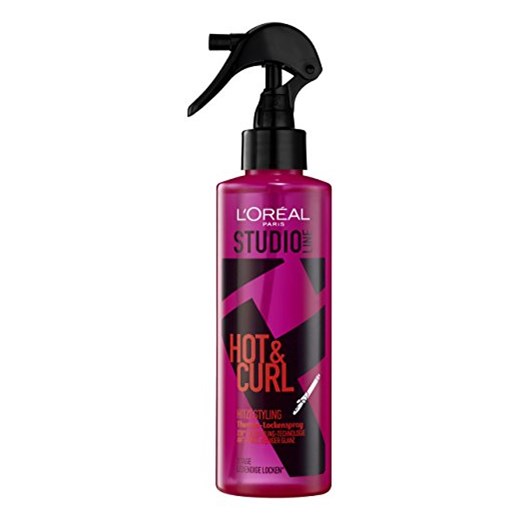L'Oréal Paris Studio Line Hot Curl termiczna na kosmyk włosów Spray, 200 ML L'Oreal Paris fioletowy  Amazon