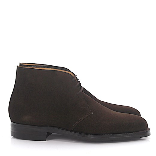 Crockett & Jones Botki Bodmin zamszowe brązowe