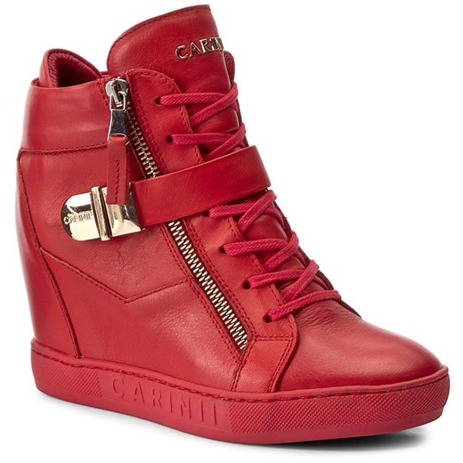Sneakersy CARINII - B4095 H54-000-PSK-B88 czerwony Carinii 39 eobuwie.pl