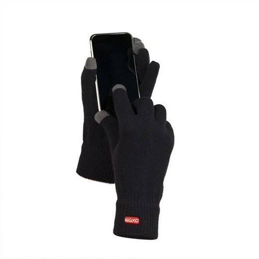 Czarne rękawiczki do ekranów dotykowych SOXO