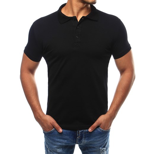 Koszulka polo męska czarna (px0125)  Dstreet S  okazja 