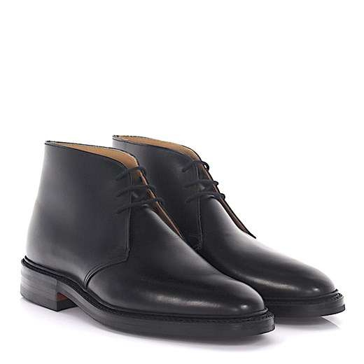 Crockett & Jones Botki Brecon skórzane czarne