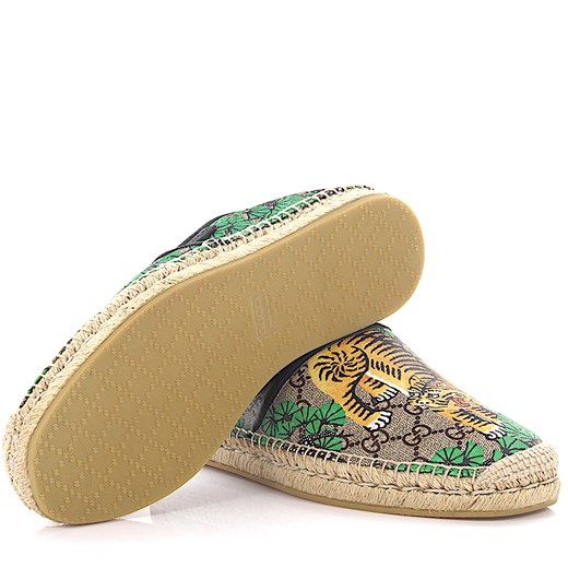 Gucci Espandryle K6D40 Canvas beżowe Gucci nadruk bengalski