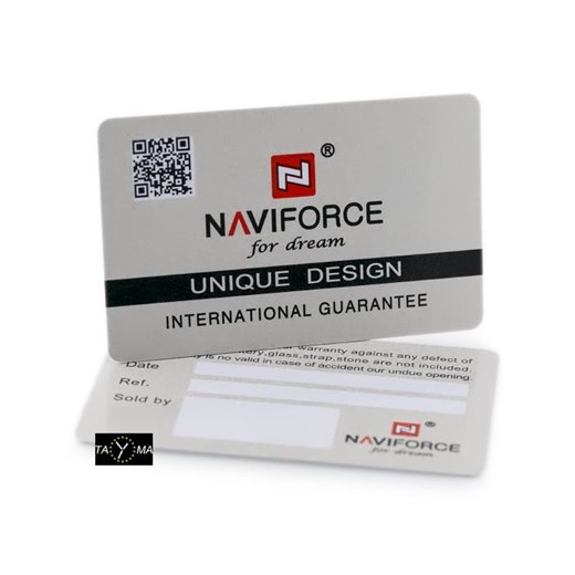 ZEGAREK MĘSKI NAVIFORCE - NF9101 (zn044c) - brown - Czarny || Brązowy Naviforce TAYMA