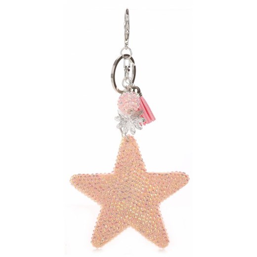 Gwiazda z Kryształkami Super Star Różowa Akcesoria do Torebek (kolory) Pink Accessori bezowy  PaniTorbalska