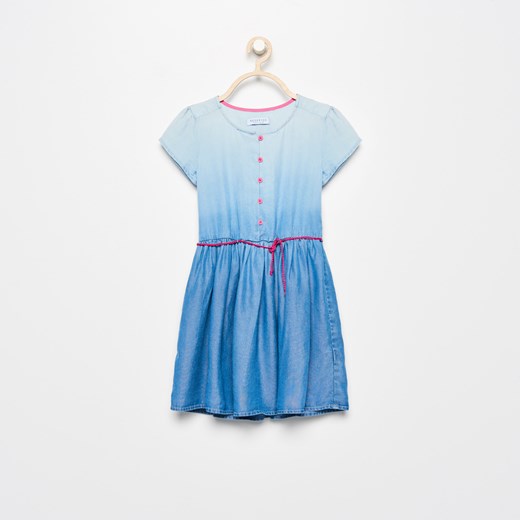 Reserved - Jeansowa sukienka - Niebieski niebieski Reserved 122 