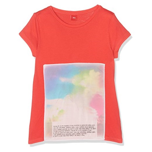 s.Oliver T-shirt dziewczynek, kolor: czerwony S.Oliver pomaranczowy sprawdź dostępne rozmiary okazja Amazon 