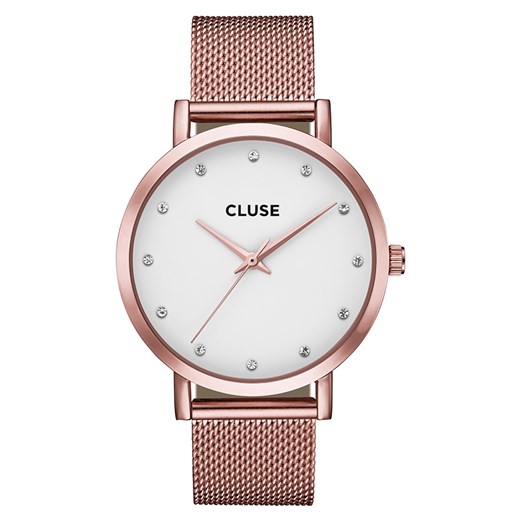 Zegarek CLUSE Pavane Rose Gold Stones CL18303 szary Cluse promocyjna cena Time&More
