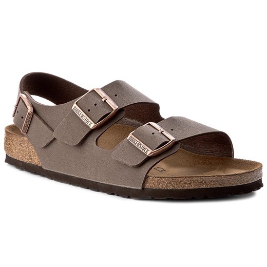 Sandały BIRKENSTOCK - Milano BS 0634501 Mocca brazowy Birkenstock 43 eobuwie.pl