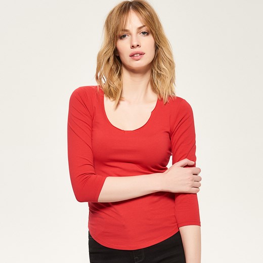 Reserved - Koszulka z bawełny organicznej - Czerwony