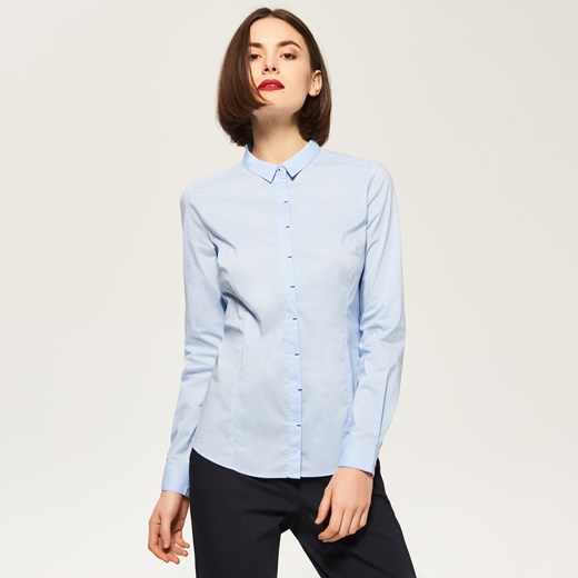 Reserved - Elegancka koszula - Niebieski