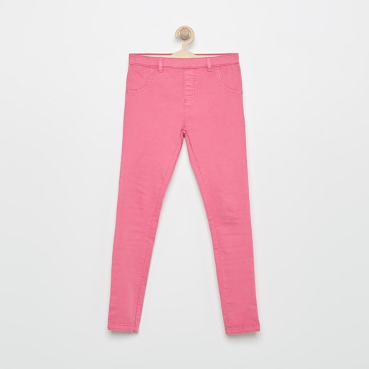 Reserved - Dresowe spodnie - Różowy