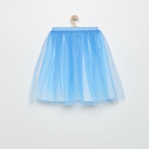 Reserved - Tiulowa spódnica - Niebieski