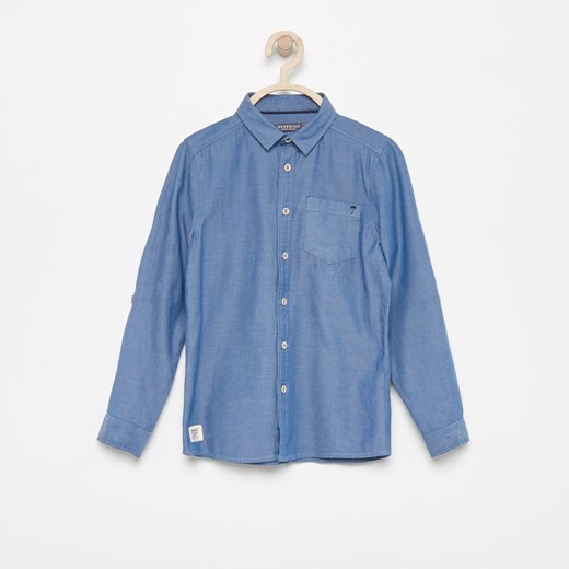 Reserved - Koszula z kieszonką - Niebieski
