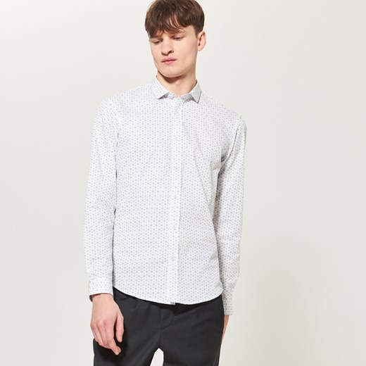 Reserved - Koszula we wzory - Biały