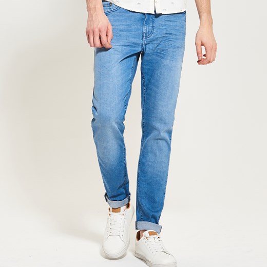 Reserved - Dopasowane jeansy - Niebieski