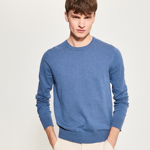 Reserved - Sweter - Niebieski