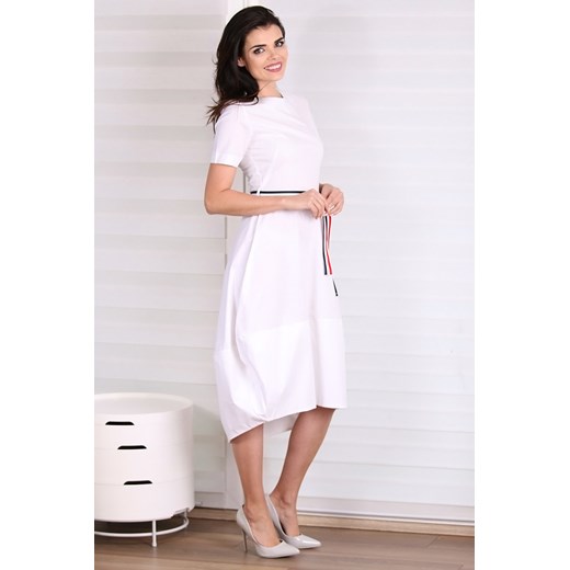 Sukienka biała Model 8502 Romaboma rozowy M  okazyjna cena 