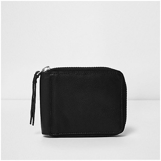 Black zip around wallet 
