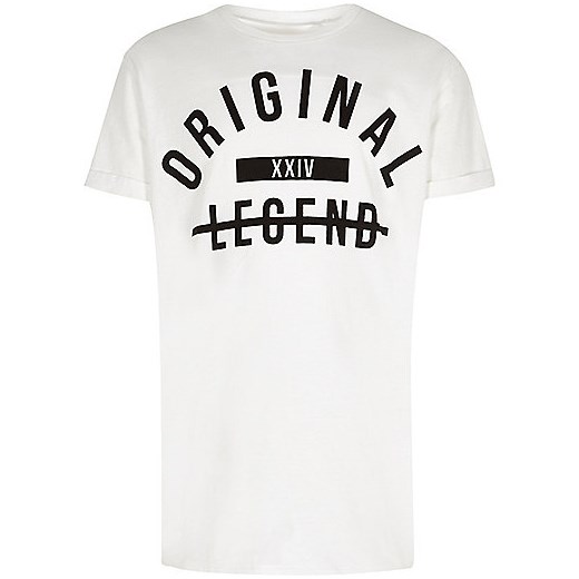 Boys white ‘original’ print T-shirt 