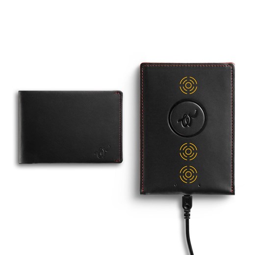 Flash Sale - Magnetic Wireless Charging Pad Black + Woolet 1.0 Black (-50 %)
