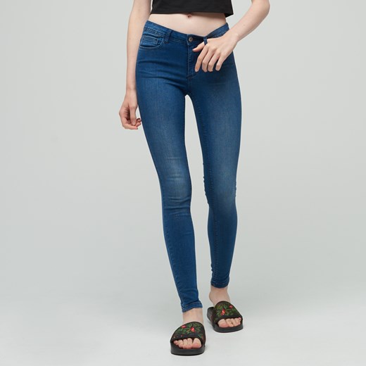 Cropp - Ladies` jeans trousers - Niebieski Cropp granatowy 42 