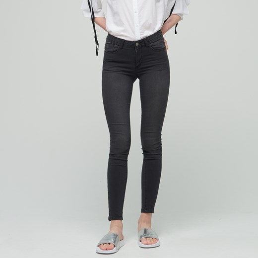 Cropp - Ladies` jeans trousers - Szary Cropp bialy 40 