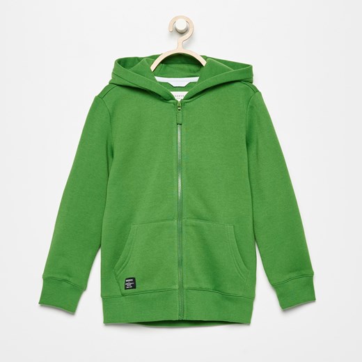 Reserved - Bluza z kapturem - Zielony Reserved zielony  