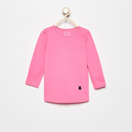 Reserved - Koszulka z gwiazdką - Różowy Reserved rozowy  