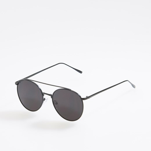 Reserved - Okulary przeciwsłoneczne - Czarny Reserved bialy  