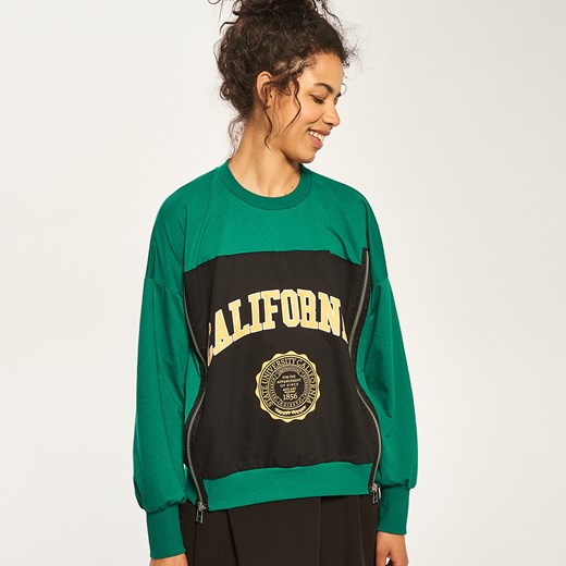 Reserved - Bluza california - Zielony niebieski Reserved